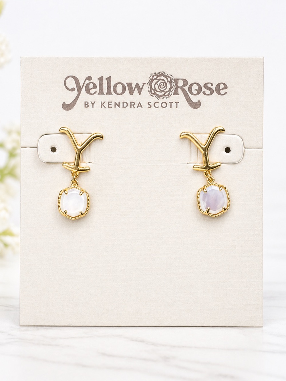 Yellow Rose by Kendra Scott x Yellowstone Dutton Dangle Drop Earrings